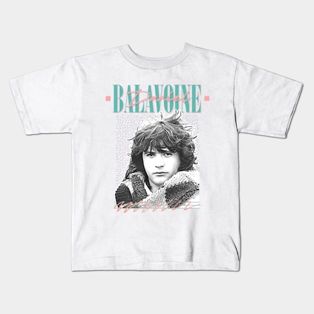 Daniel Balavoine //\// Francophile Design Kids T-Shirt by DankFutura